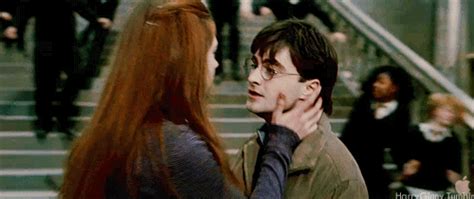 ginny weasley kissing harry potter